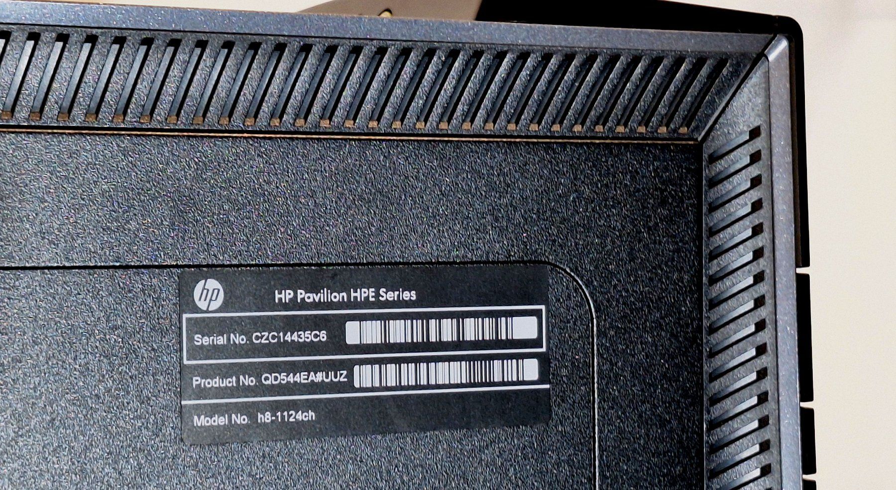 Hewlett Packard PC: Älterer Desktop PC - HP Pavilion HPE h8-1124 – Usato da Belp venduto da MetroEdi 4