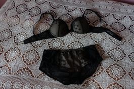 Beldona Dessous-Set 2-teilig, BH 80A/Slip S, wenig getragen