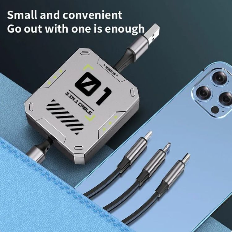 3x Einziehbares Schlüsselband Schwarz - Sicherheits-Schlüsselband Mit Stahldraht