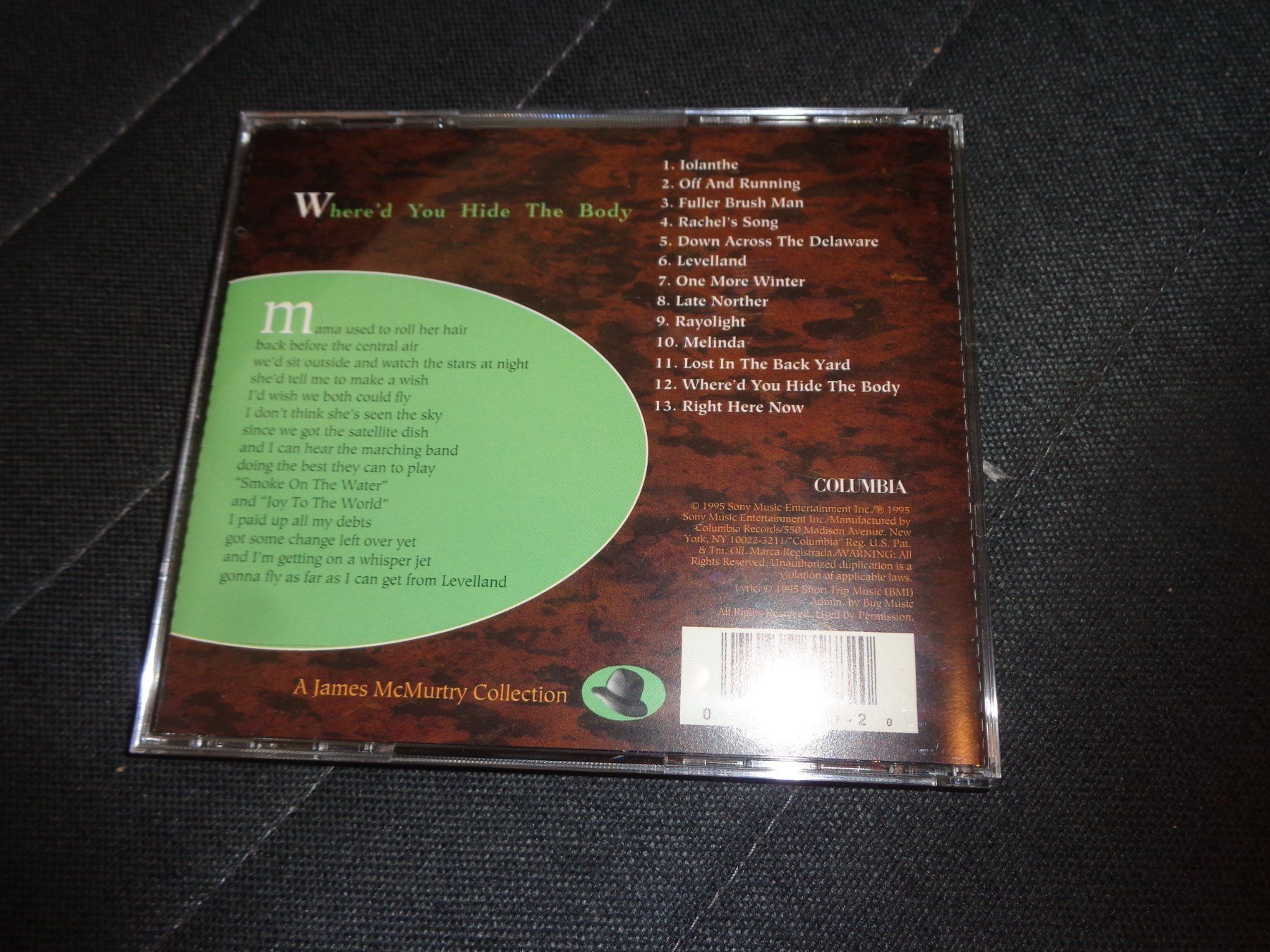 CDs: James McMurtry - Where'd you Hide the Body CD – Gebraucht aus Olten von Disc-Ausverkauf 1