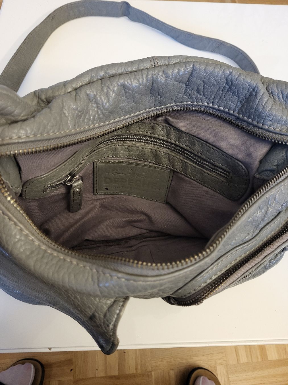 Borse da donna: Lederhandtasche grau – Usato da Nidau venduto da Maltesers71 1