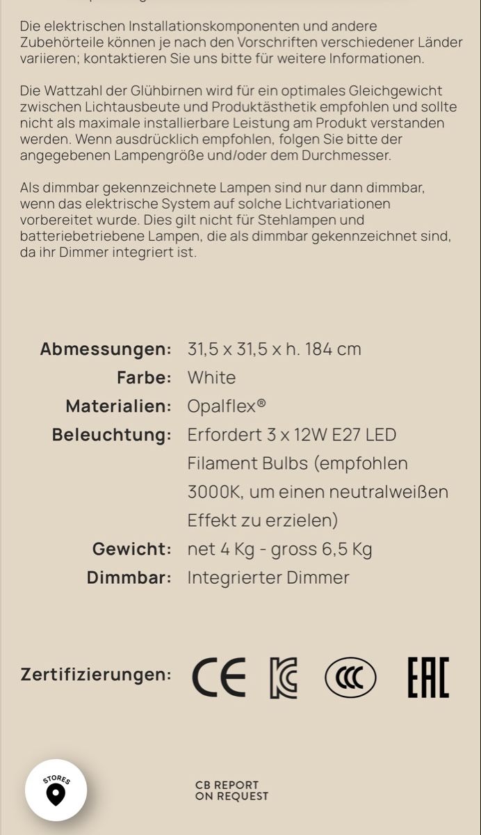 Lampes: Designer Stehlampe SLAMP – D'occasion à Beckenried par Bulook 7
