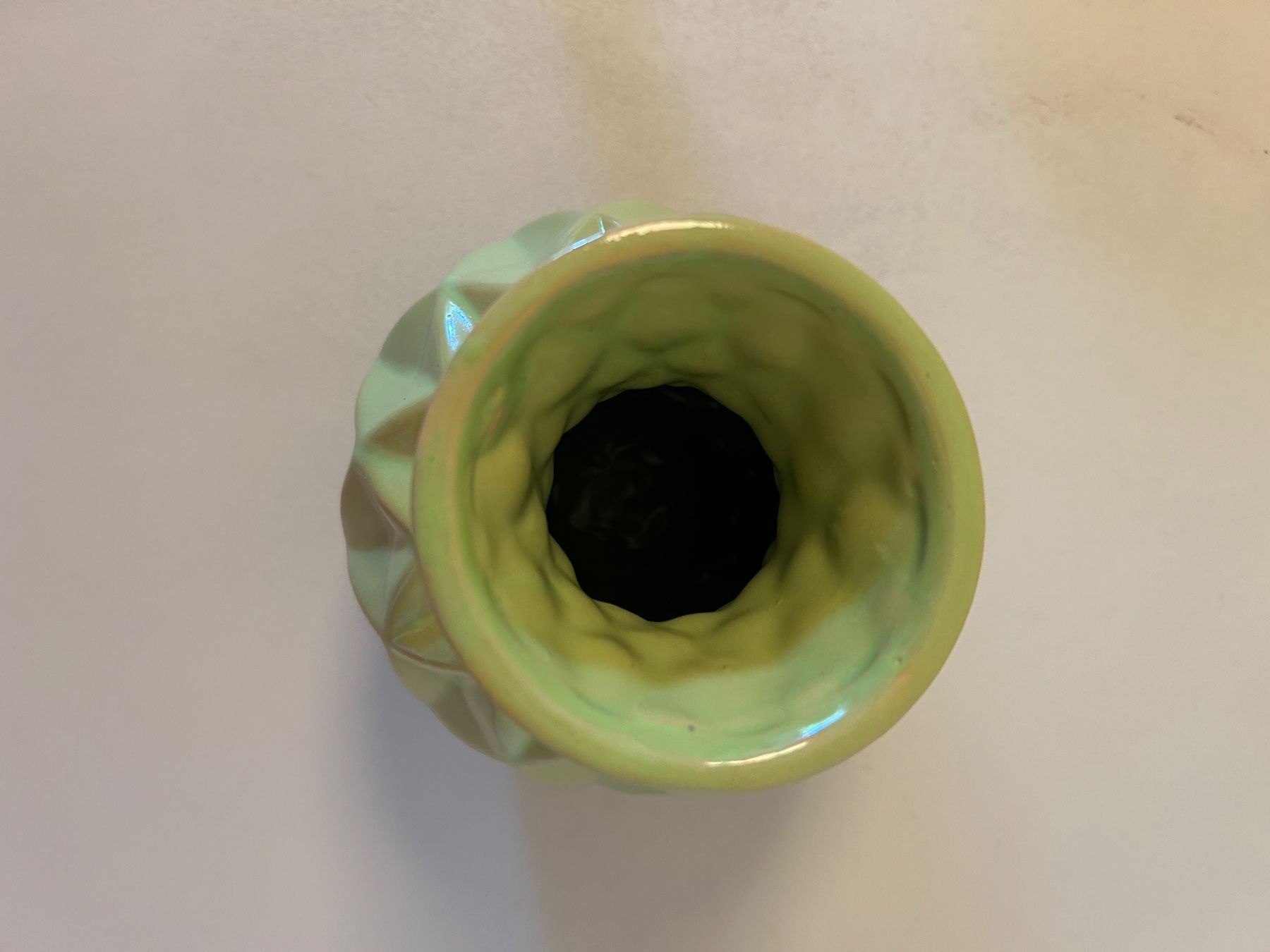 Vase & Récipients: Wunderschöne, limettengrüne Keramikvase – D'occasion à Rorschacherberg par Svebe 4