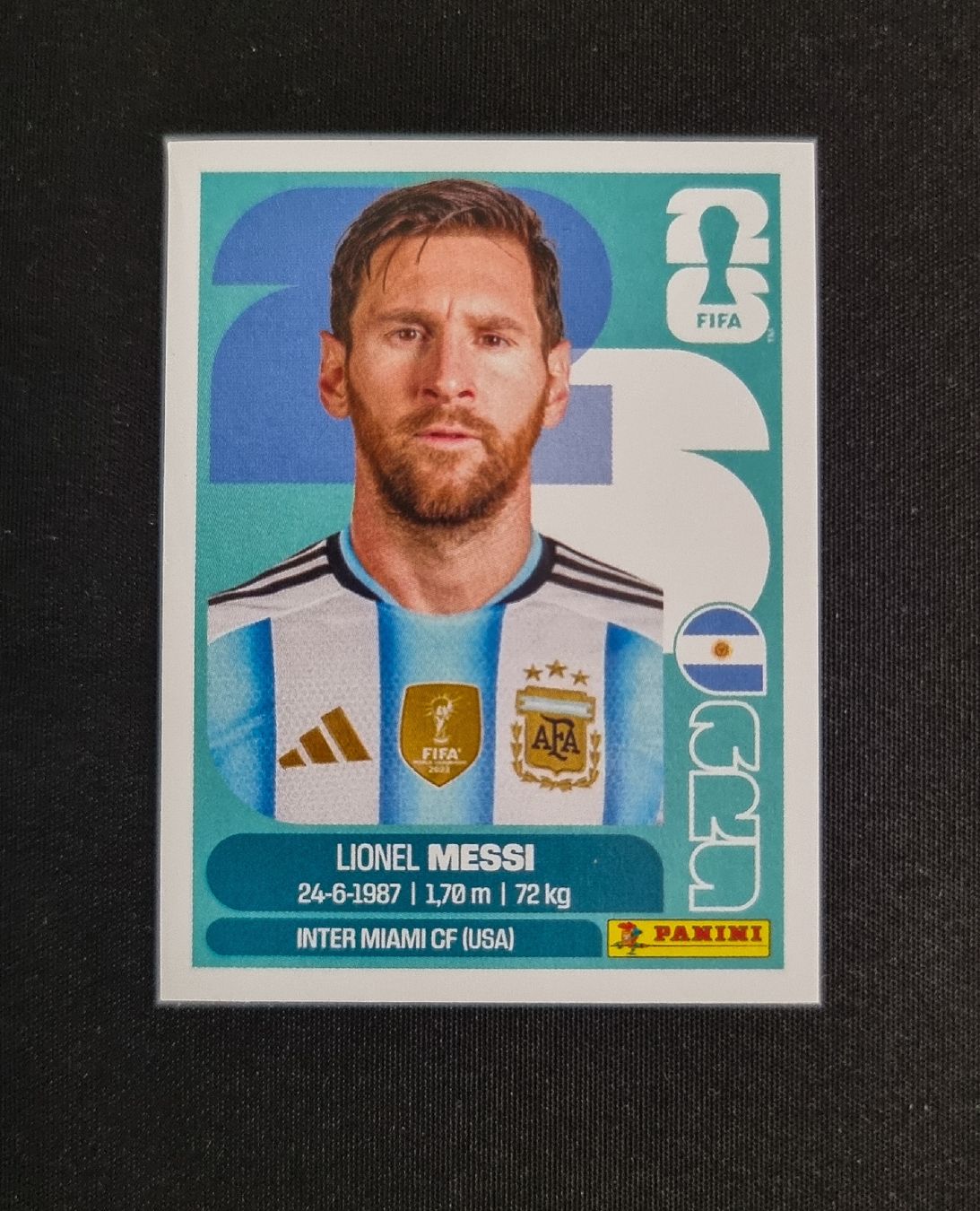 Panini Carte collezionabili: Lionel Messi Panini US Edition World Cup 26 – Nuovo (secondo la descrizione) da Worben venduto da fxa_g2dm