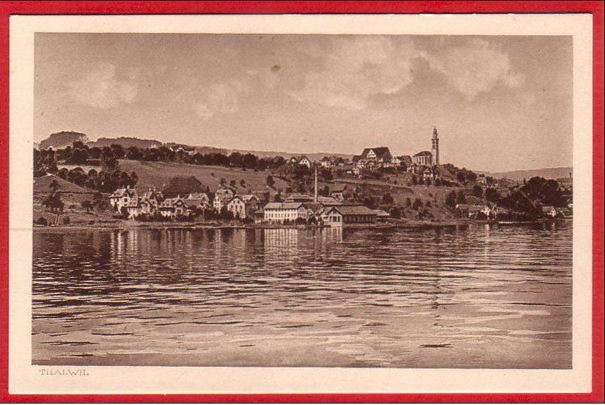 Ansichtskarten: THALWIL VOM SEE – Gebraucht aus Grüningen von Kartenlaube