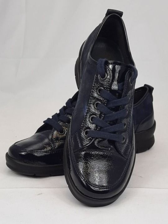 Scarpe da donna: Semler Schnürer Halbschuh Gr. 37 midnightblue Lack/Kilt – Nuovo e nell'imballaggio originale da Seuzach venduto da VT-Collections1 3