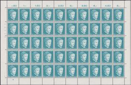1963, J200L Bogen (Knabenbildnis) postfrisch **. Günstig