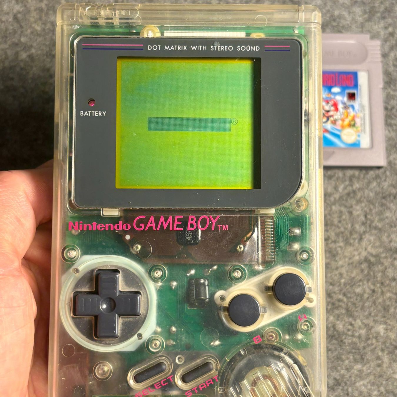 Nintendo Console: Gameboy Classic Transparent Konsole + Super Mario Land – Usato da Mollis venduto da GamingCorner 3