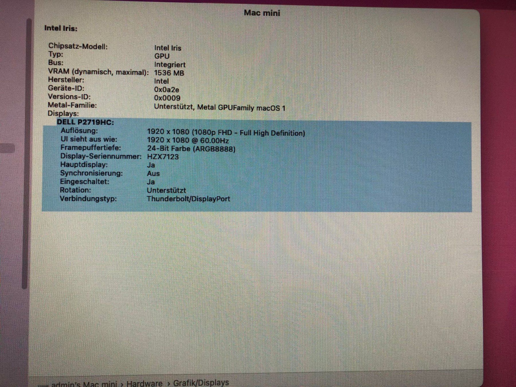 Dell Monitor: Dell P2719HC  27" Monitor – Usato da St. Margarethen TG venduto da Mac-PC 2