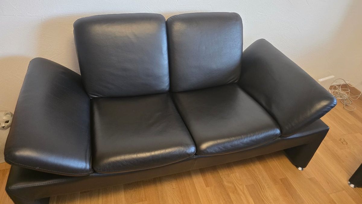 Divani: zweiteiliges Leder Sofa – Usato da Koblenz venduto da THerzog00 1