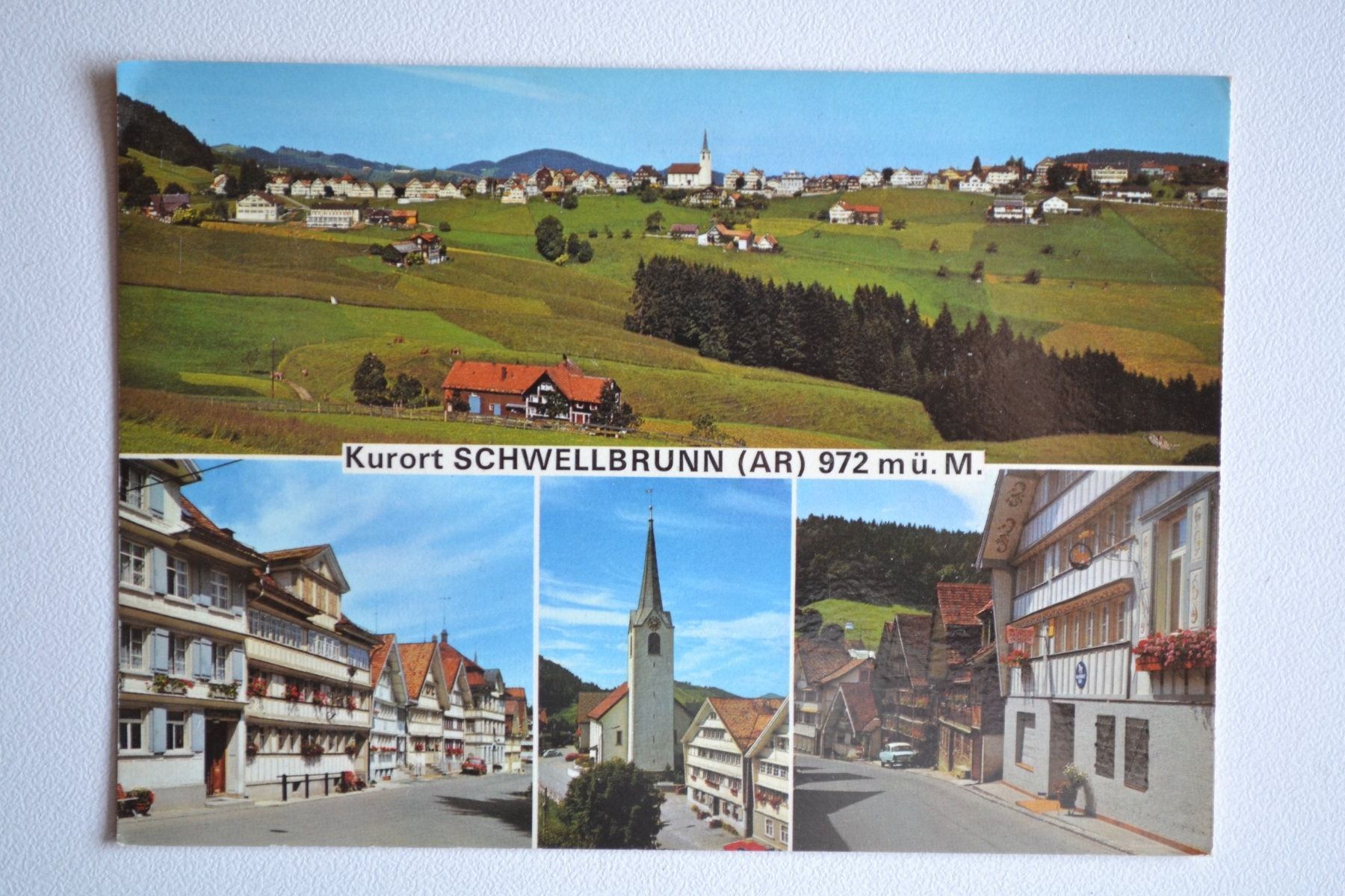 Cartoline postali: AK Schwellbrunn AR – Usato da Beinwil am See venduto da kajak55