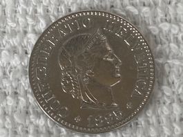 5 centimes/rappen 1895