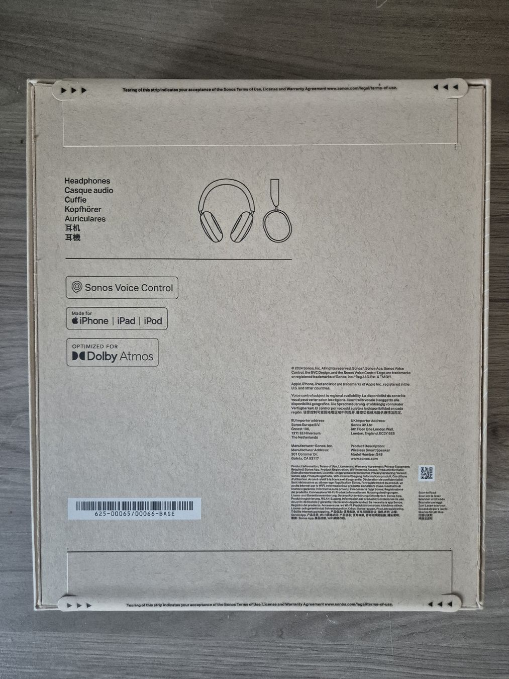 Sonos Cuffie: Cuffie Sonos Ace bianche confezione integra – Nuovo e nell'imballaggio originale da Locarno venduto da And_ypn6 1