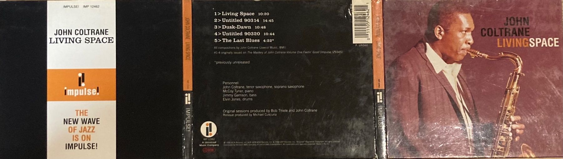 CD: JOHN COLTRANE - LIVING SPACE – Usato da Poliez-Pittet venduto da Newtown-Records 3