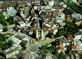 BASEL Flugaufnahme Swissair