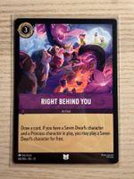 Right Behind You 64 EN Disney Lorcana Wilds Unknown 12