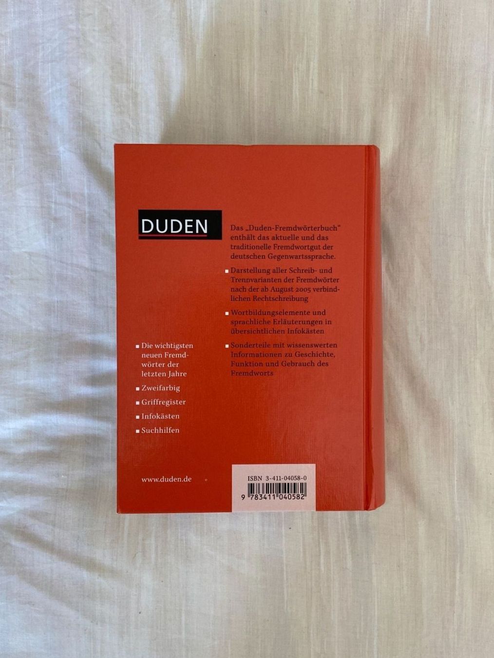 Libri: Duden - Das Fremdwörterbuch – Nuovo (secondo la descrizione) da Zürich venduto da dedasiba 1