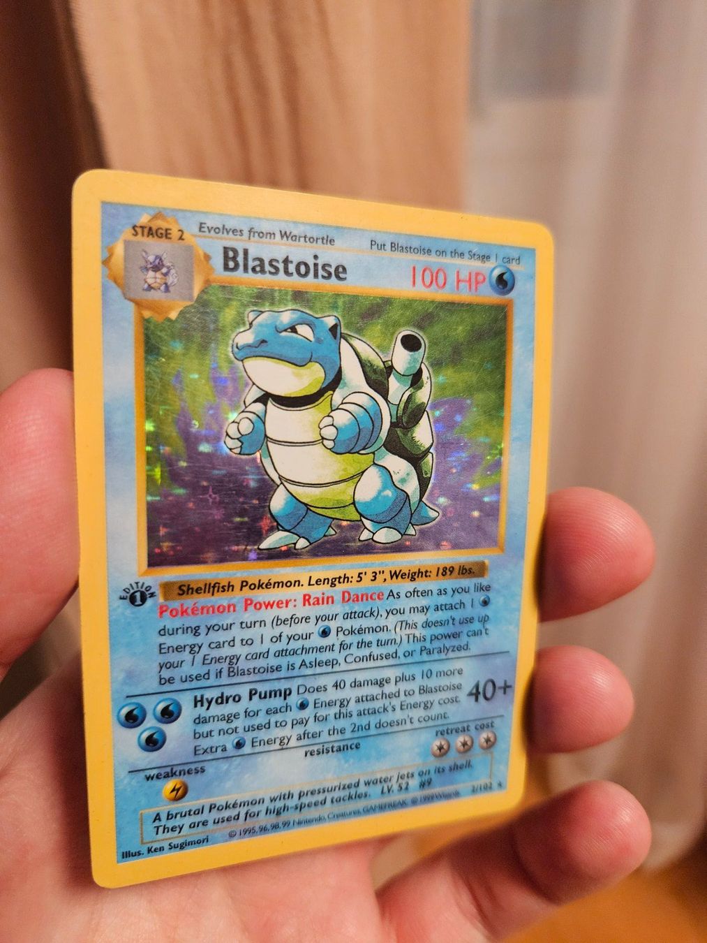 Pokémon Carte collezionabili: Pokemon Blastoise Turtok 1st Edition Shadowless Base Set ENG – Usato da Baar venduto da phi_6xdh 2