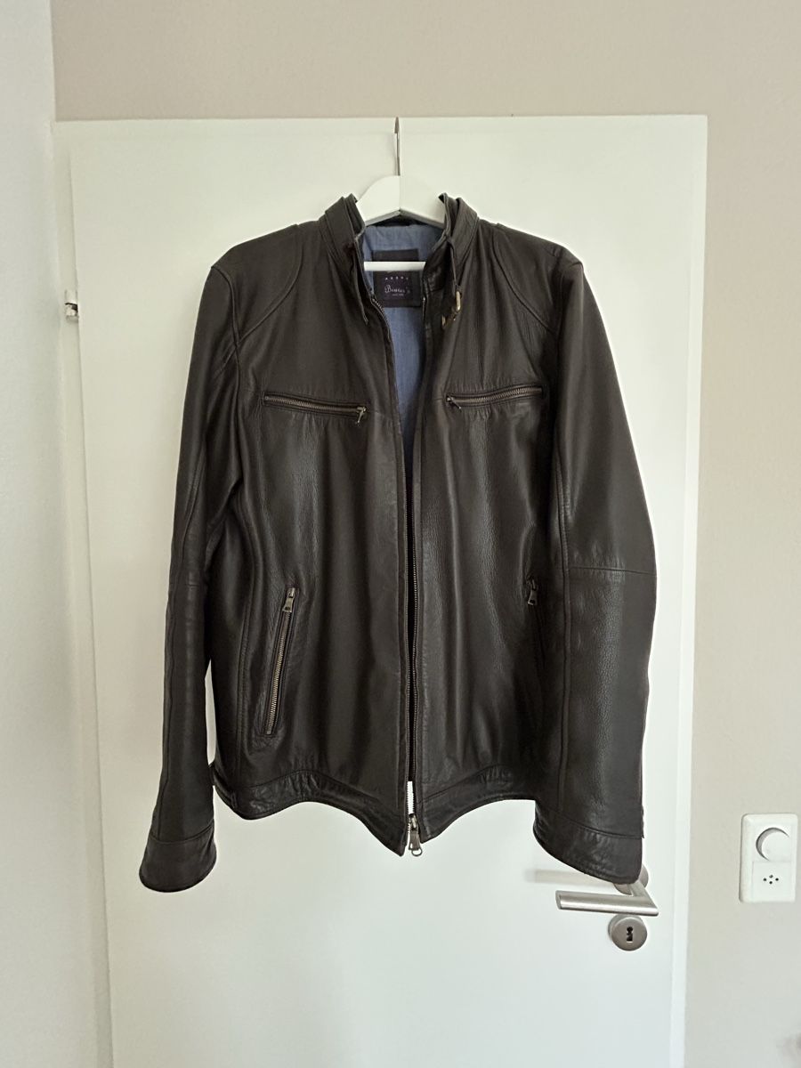 Giacche: Beaver's Lederjacke, Gr. 54, Braun, echtes Leder – Usato da Zürich venduto da Lolaa123