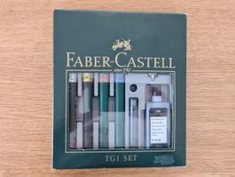 Faber-Castell TG1 Tuschezeichner Set, Komplett / Ungebraucht
