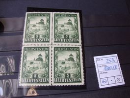 1952 Z-Nr. 253 4er Block postfrisch**  SBK2020 1300.00