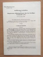 Ausführungsvorschriften des EMD über den Vorunterricht