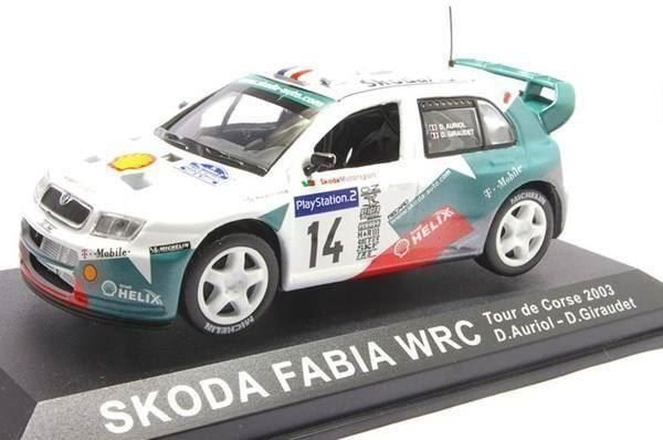 MINIATURE SOLIDO SKODA Fabia Wrc 1/18 Tour De Corse 2003 N°5 EUR 63,00 - FR