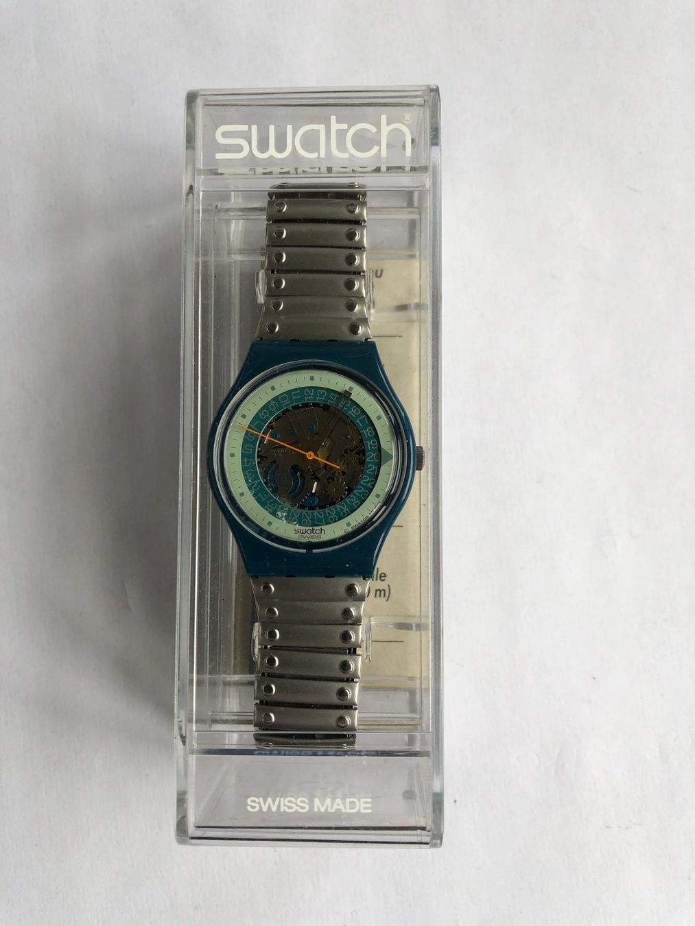 Swatch Uhren: Swatch Gent STEEL LITE von 1992 – Neu und originalverpackt aus Biel/Bienne von winnertaco