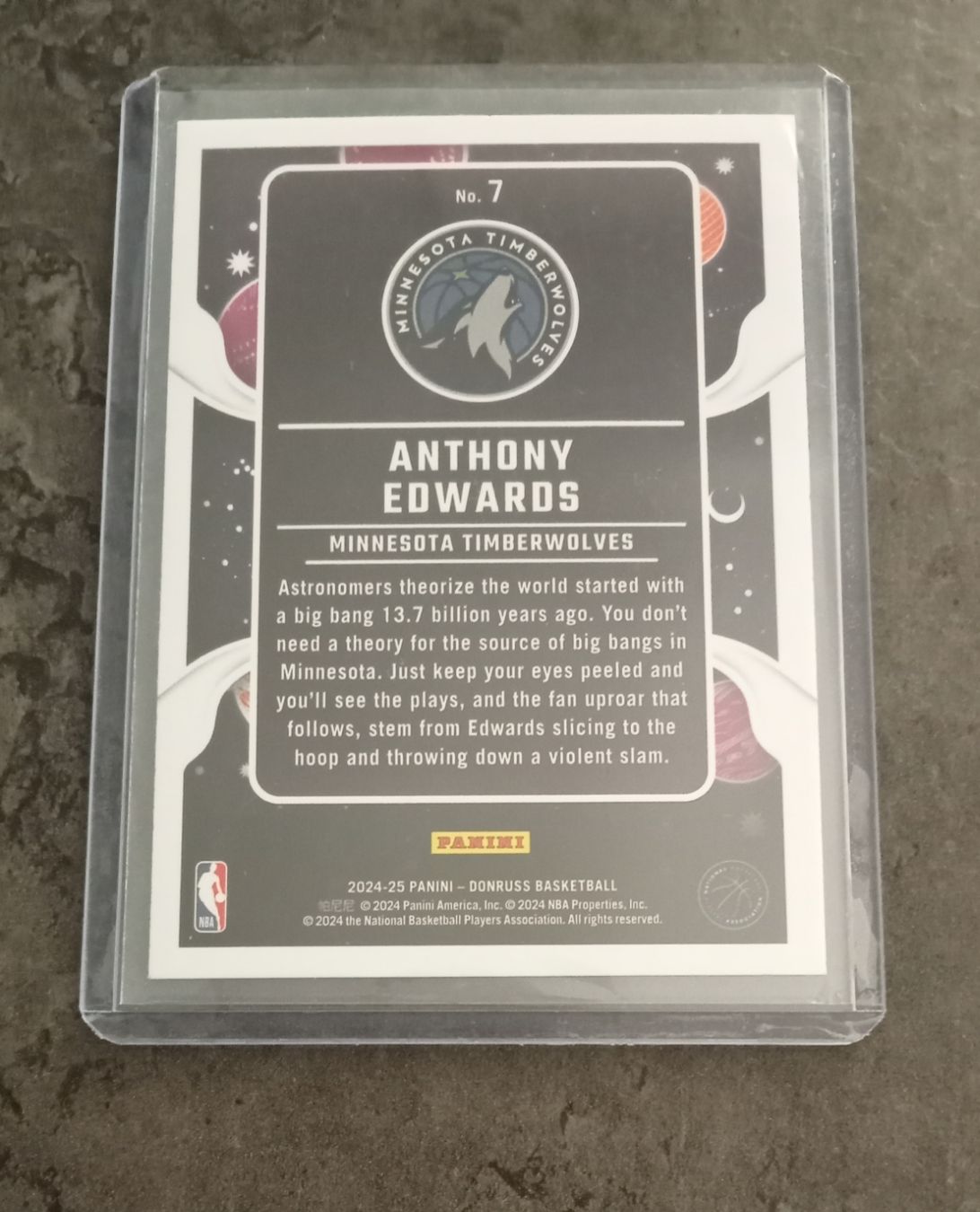 Cartoline: Anthony Edwards Zero Gravity NBA card – Nuovo (secondo la descrizione) da Vallorbe venduto da ant_75wx 1