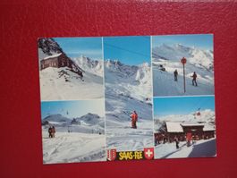 Saas-Fee Wallis Skigebiet Skilift mehrbildrig 1983