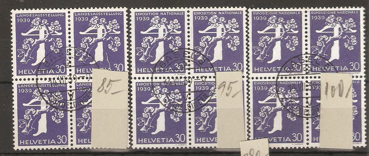 Tutti i francobolli: Landi 30Rp. 3 B/4 gest. – Usato da Lausanne venduto da Whorvath