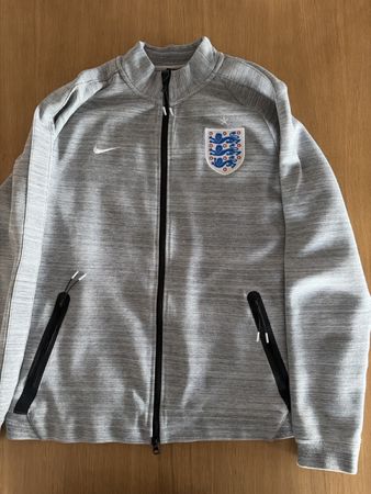 Nike England Jacke grau, Reissverschluss Grösse L neuwertig