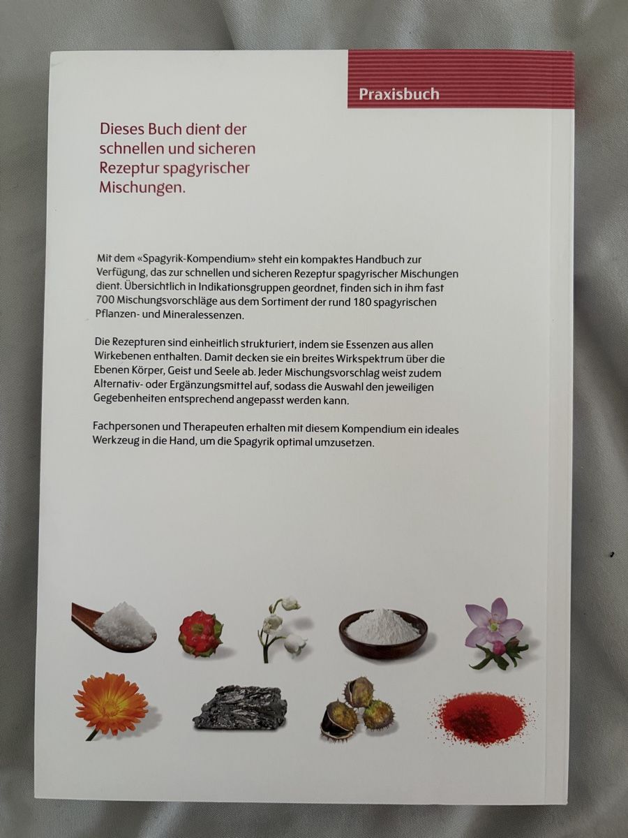 Libri: Spagyrik-Kompendium Mischungsempfehlungen – Nuovo (secondo la descrizione) da Böckten venduto da tam_j9dj 1