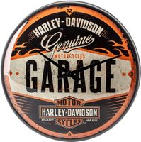Nostalgic-Art 51083 Retro Wanduhr Harley-Davidson – Garage