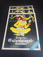 Schweizer Eulenspiegel-Kalender Sammlung 1963-1965
