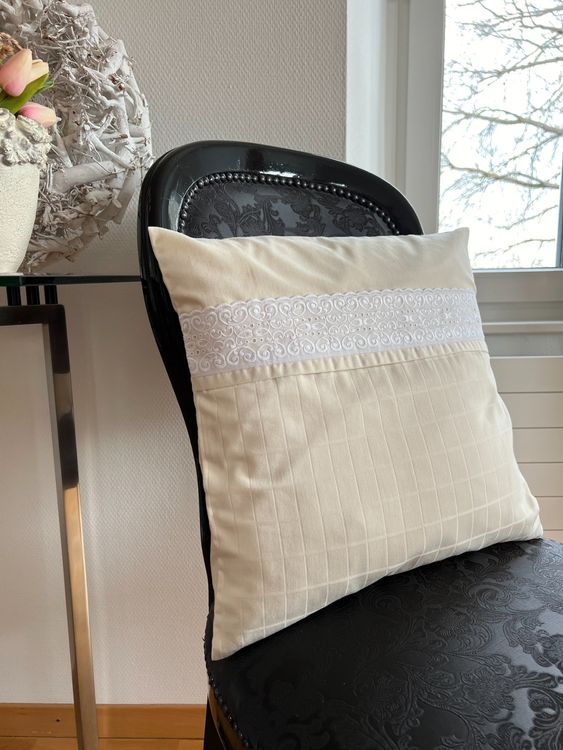 Cuscini: Shabby Chic Deko - Kissen - Handmade - Neu – Usato da Walzenhausen venduto da Cerna007