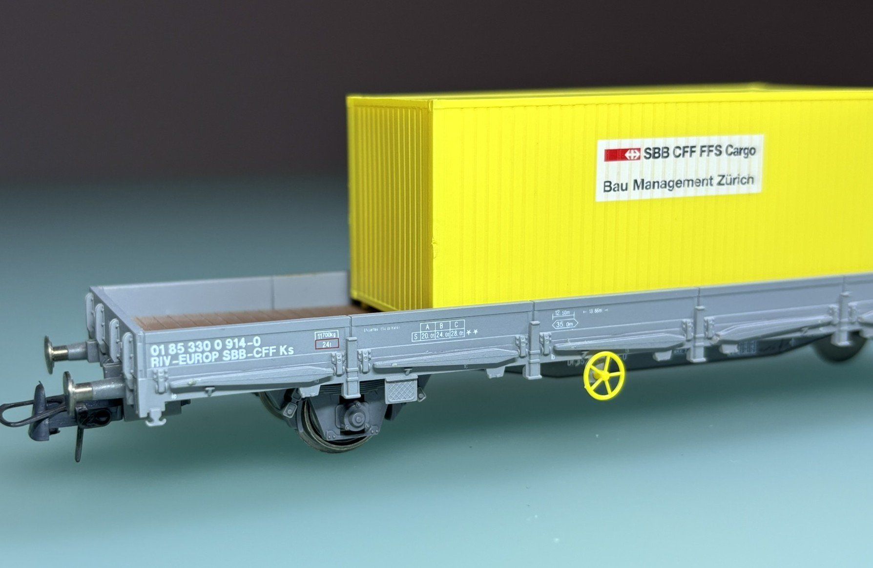 SBB CFF CARGO Rungenwg Ks + Bau Management Zürich Container (Gebraucht ...
