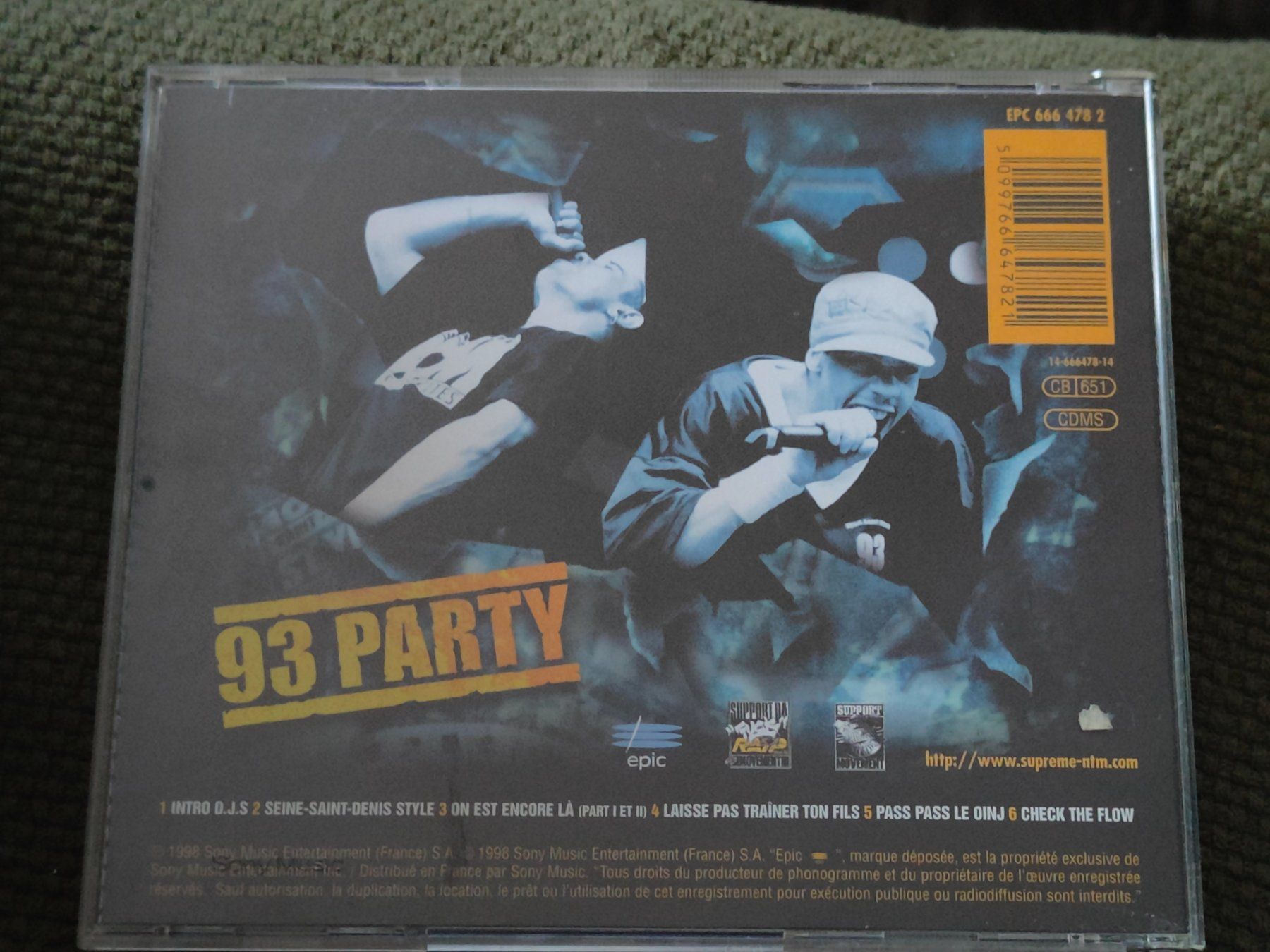 CD: NTM - 93 Party – Usato da Fribourg venduto da kru_fn65 1