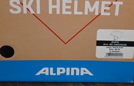 Skihelm Alpina Zupo schwarz matt Grösse 48-52