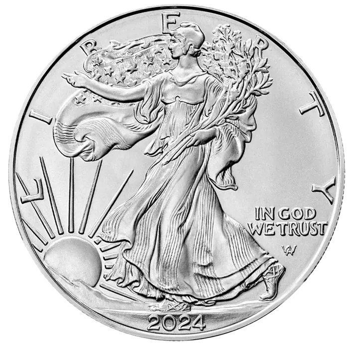 Tutti le monete: USA American Eagle 2024 1 oz Silber – Nuovo (secondo la descrizione) da Liestal venduto da Goldbatzen 1