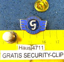 GOGGO MOTORROLLER LOGO SCHMUCK-PIN GOLDIG ENAMEL