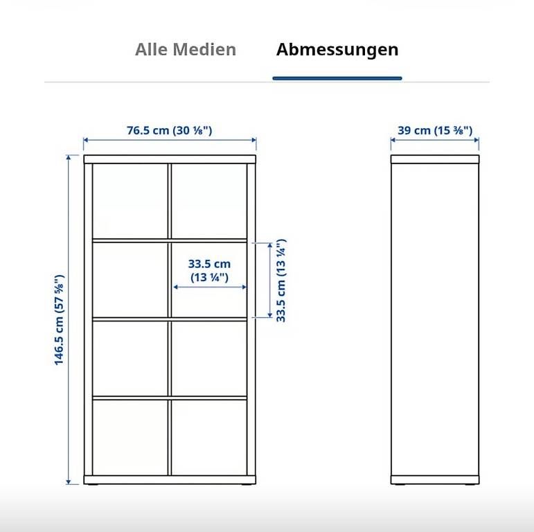 Ikea Regale: 5 Ikea Kallax Regale Eichenoptik – Gebraucht aus Basel von inf_lr5c 2