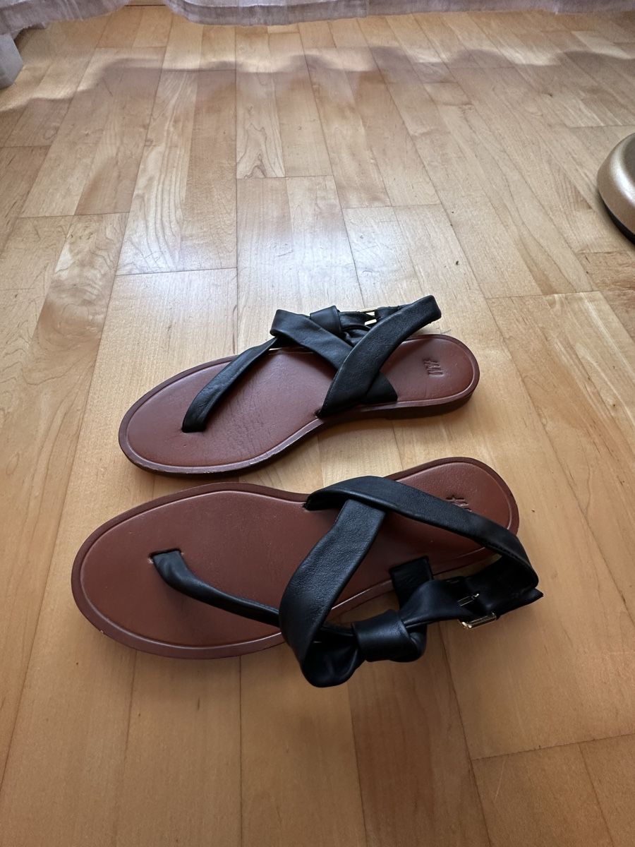 H&M Scarpe da donna: Sandale Leder schwarz H&M Gr. 40 – Nuovo (secondo la descrizione) da Altendorf venduto da Eastwick4 3