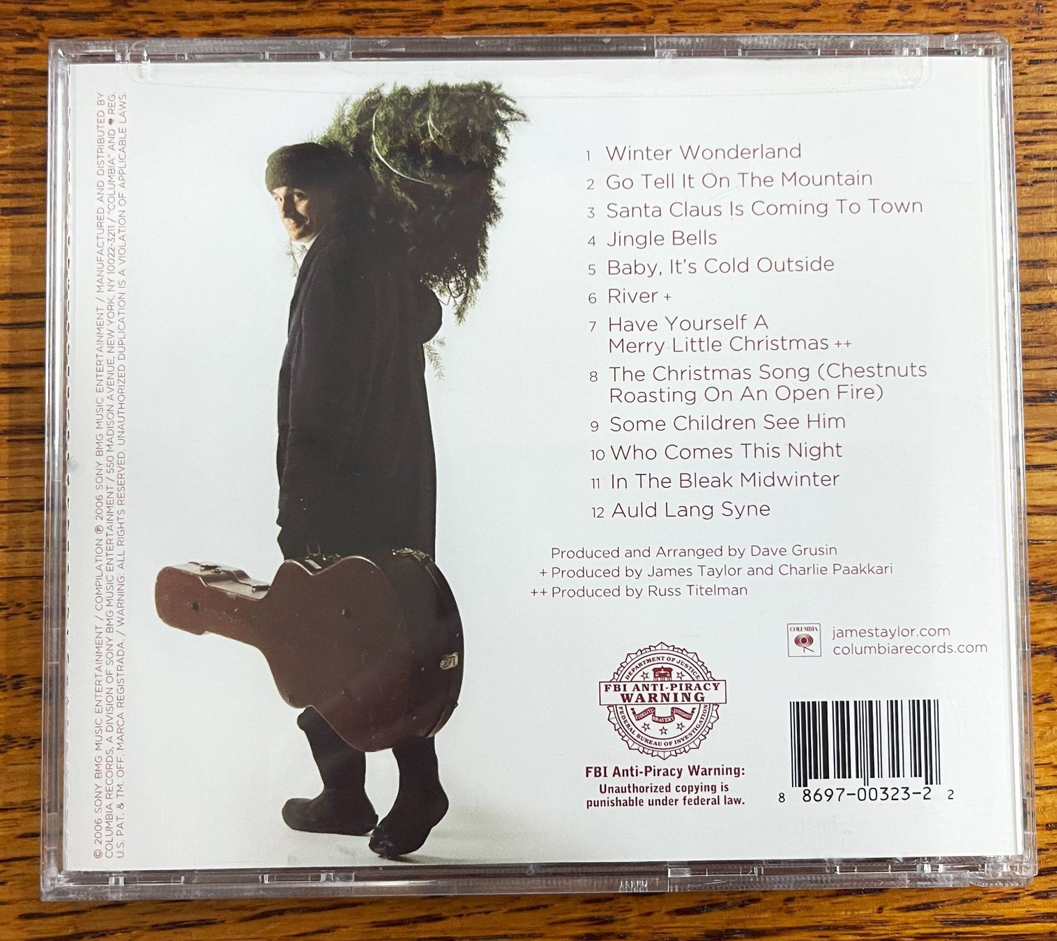 CD: James Taylor - AT CHRISTMAS CD - neu – Nuovo e nell'imballaggio originale da Oftringen venduto da Vucki 2