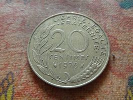 FRANCE  20 Centimes  1976  (P)