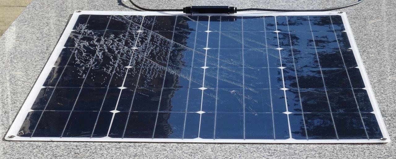 Dispositivi a energia solare: Solarpanel, semiflexibel, 100W – Nuovo (secondo la descrizione) da Weingarten-Kalthäusern venduto da rch_09