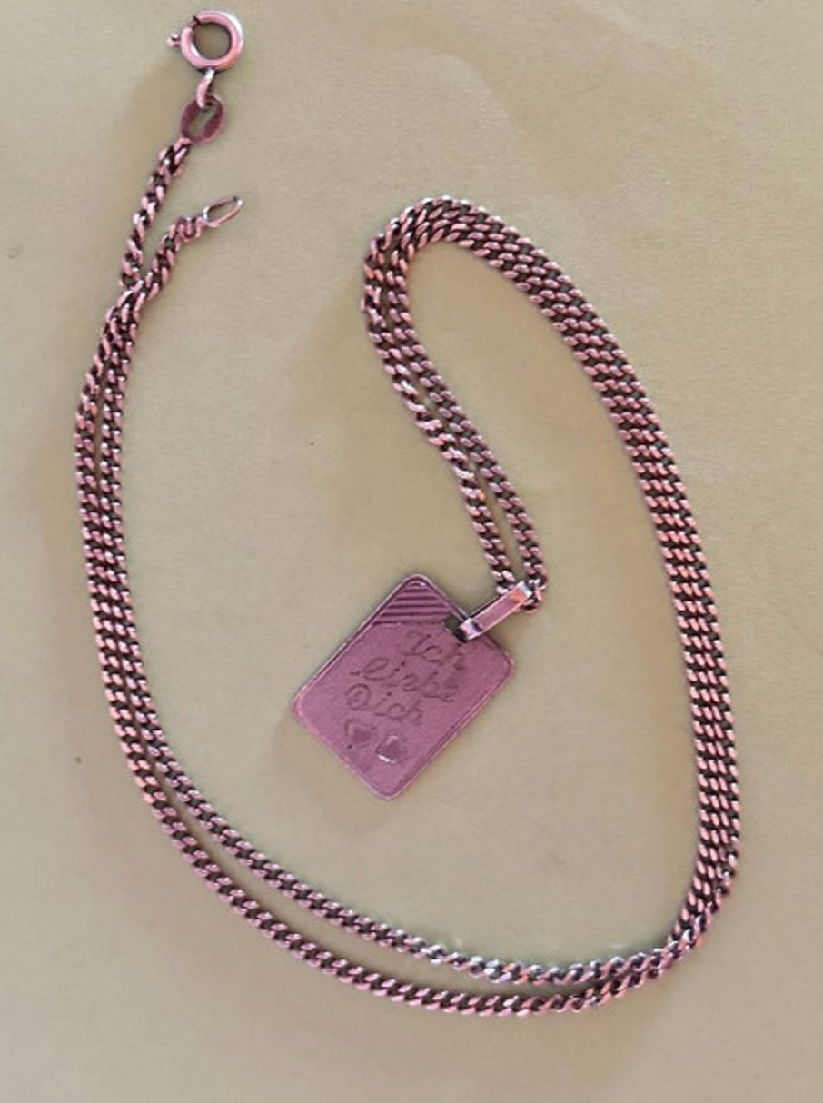 Catenine: Silberkette Ich liebe dich – Usato da Dittingen venduto da Bijoubelle 2