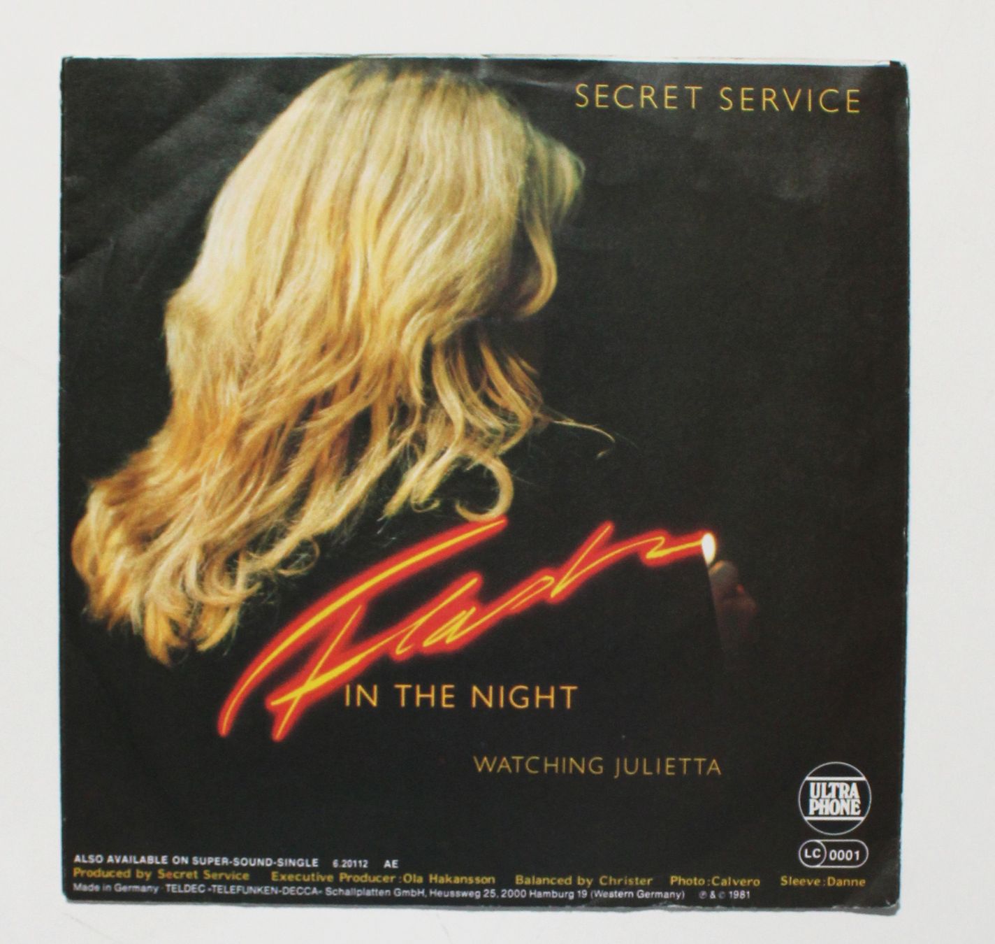 Dischi in vinile: 7" SECRET SERVICE - FLASH IN THE NIGHT 1981 – Usato da Brüttisellen venduto da Collector-Corner 2
