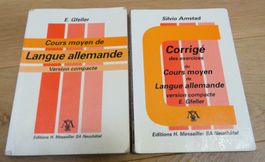 Livres – Cours moyen de langue allemande + corrigé  📖
