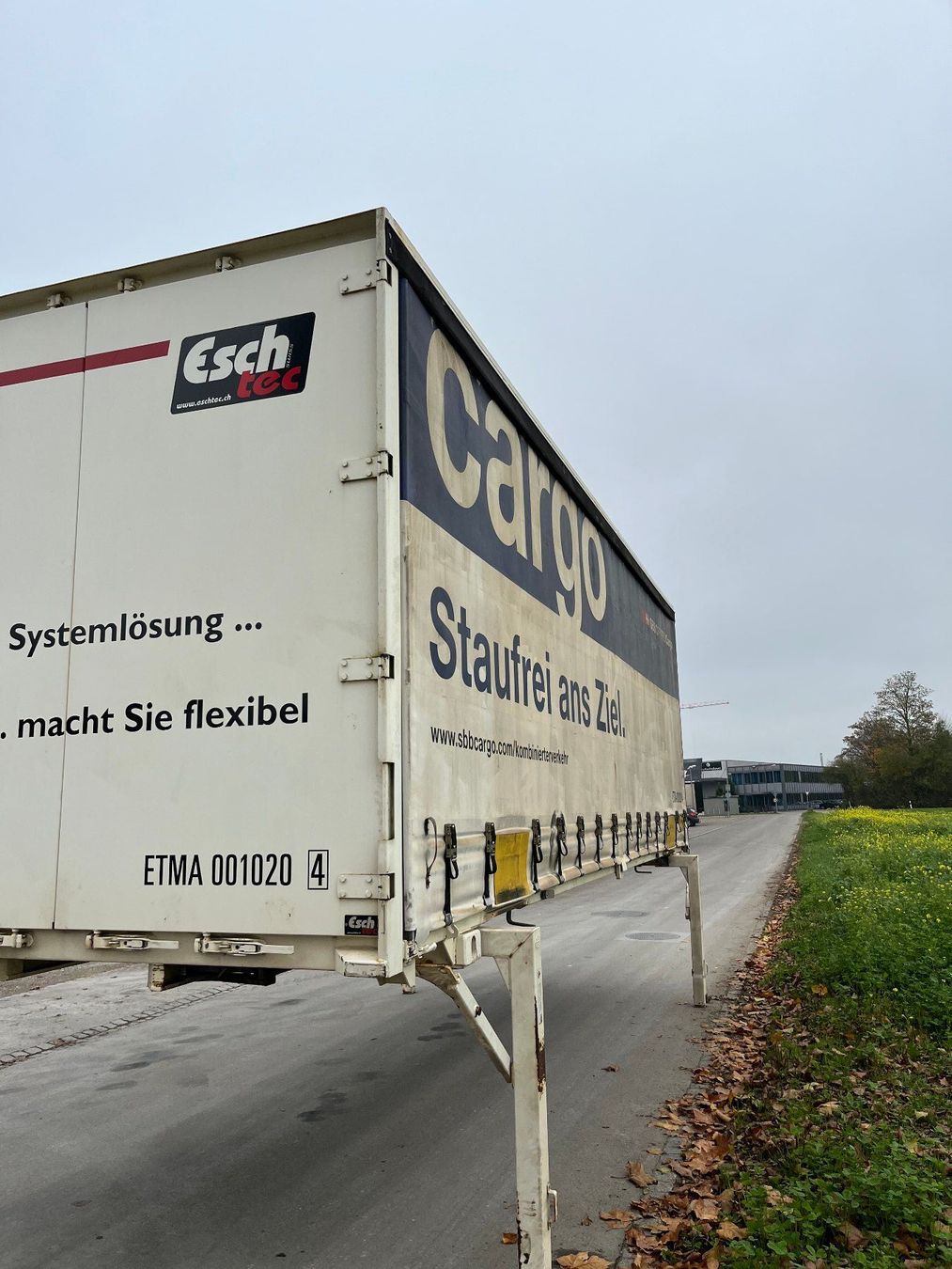 Rimorchi: Schiebeplanen-Wechselbrücke mit Festdach und Bahnabnahme – Usato da Müllheim Dorf venduto da Eschtec 8